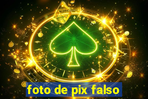 foto de pix falso